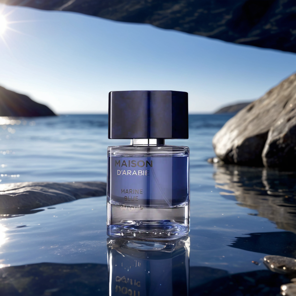 3ml/5ml/10ml Sample/Decant MAISON D'ARABIA MARINE BLUE | Fresh Citrus Floral Musk Fragrance