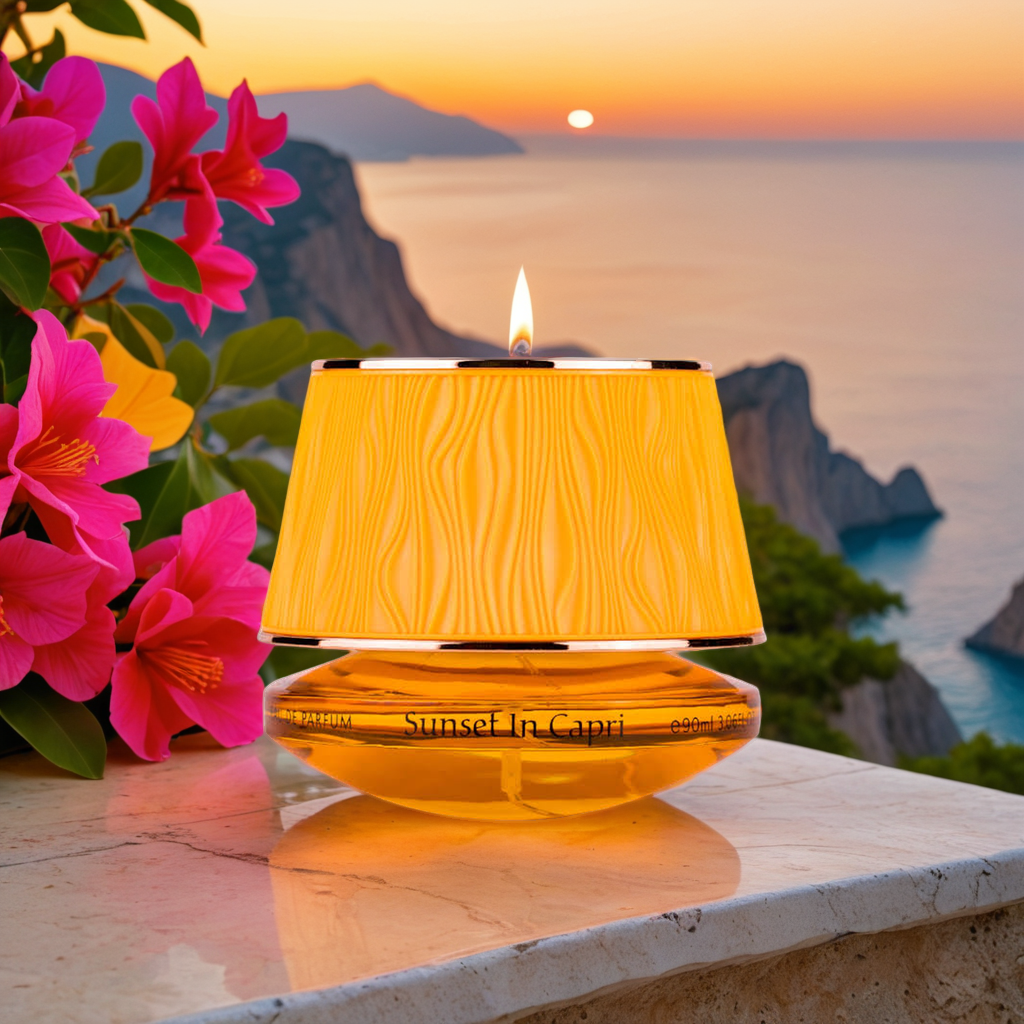 3ml/5ml/10ml Sample/Decant Sunset In Capri MAISON ASRAR | Aquatic Citrus with Amber & Peach Undertones