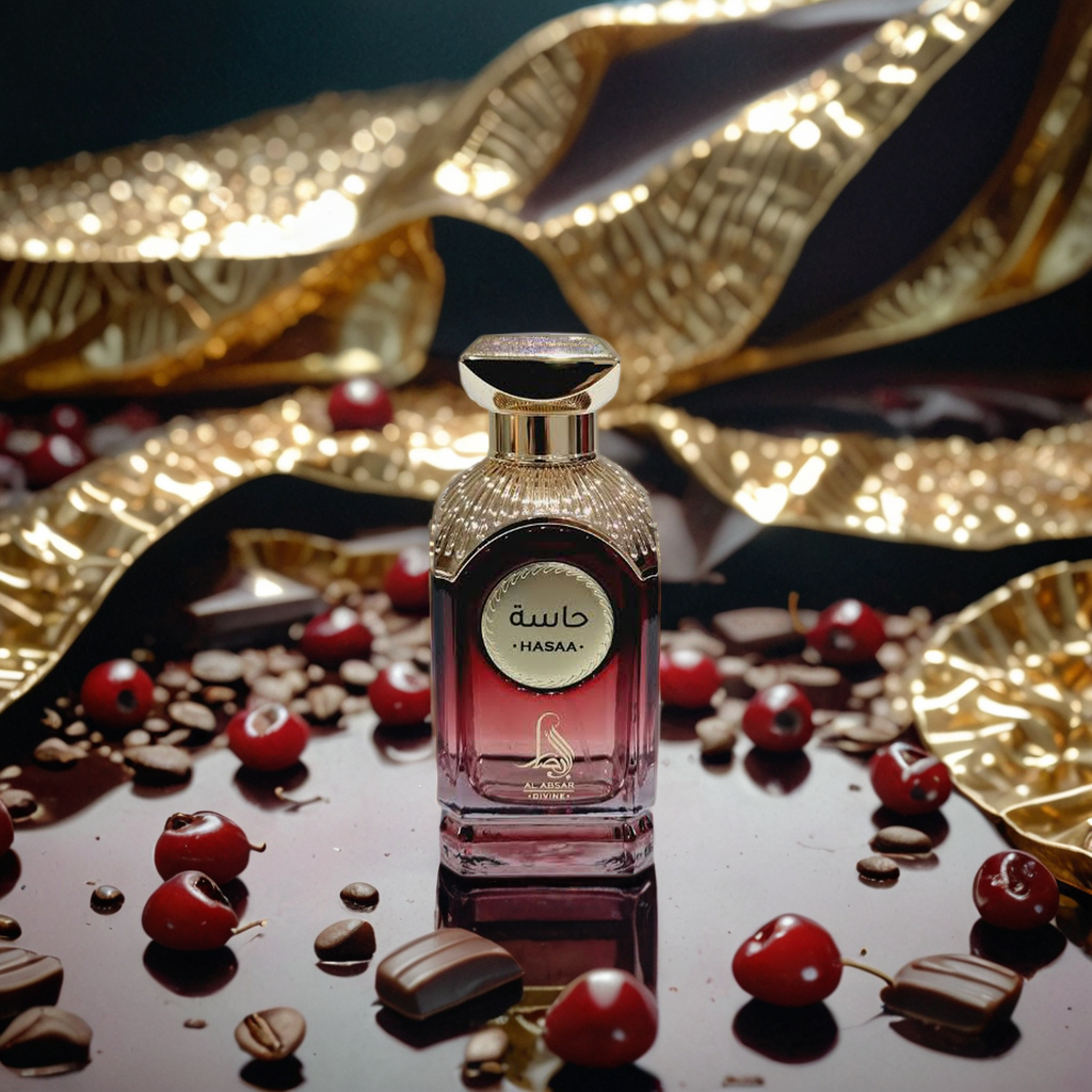 3ml/5ml/10ml Sample/Decant Hasaa Al Absar | Juicy Cherry Coffee Gourmand with White Florals (Inspired by YSL Black Opium Over Red)