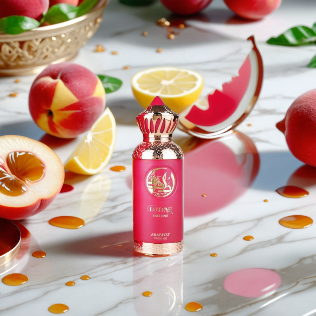 Lutfah First Love by ARABIYAT PRESTIGE - 3ml Sample/Decant | Peach, Violet, Vanilla & Caramel