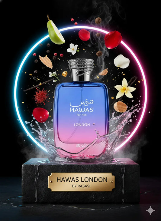 Hawas London EDP By Rasasi Decant Sample - 3ml, 5ml 