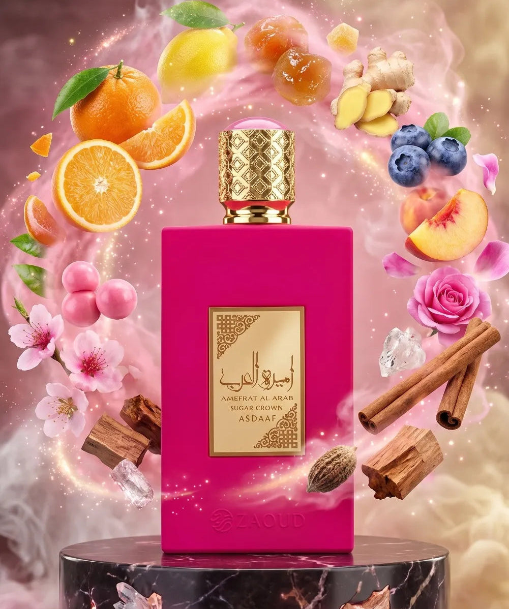 Ameerat Al Arab Sugar Crown EDP By Lattafa (Asdaaf) Decant Sample - 3ml, 5ml 