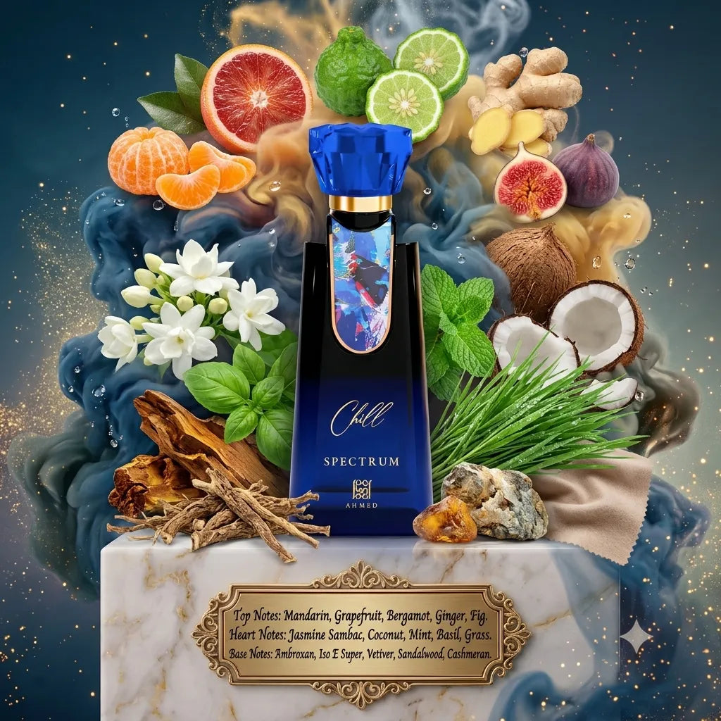 Chill Spectrum Blue Extrait De Parfum By Ahmed Al Maghribi Decant Sample - 3ml, 5ml 