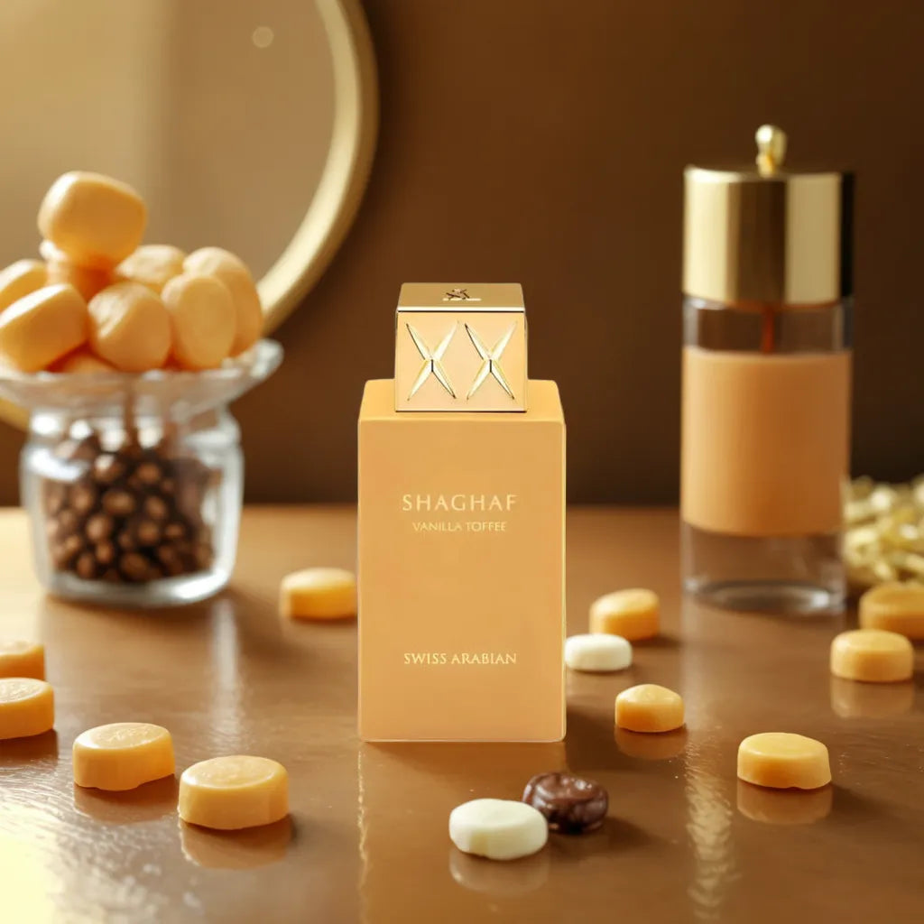 2ml/3ml/5ml Swiss Arabian Shaghaf Vanilla Toffee | Swiss Arabian | A Decadent Gourmand Fragrance Perfume Sample - Decant - Love That Scent