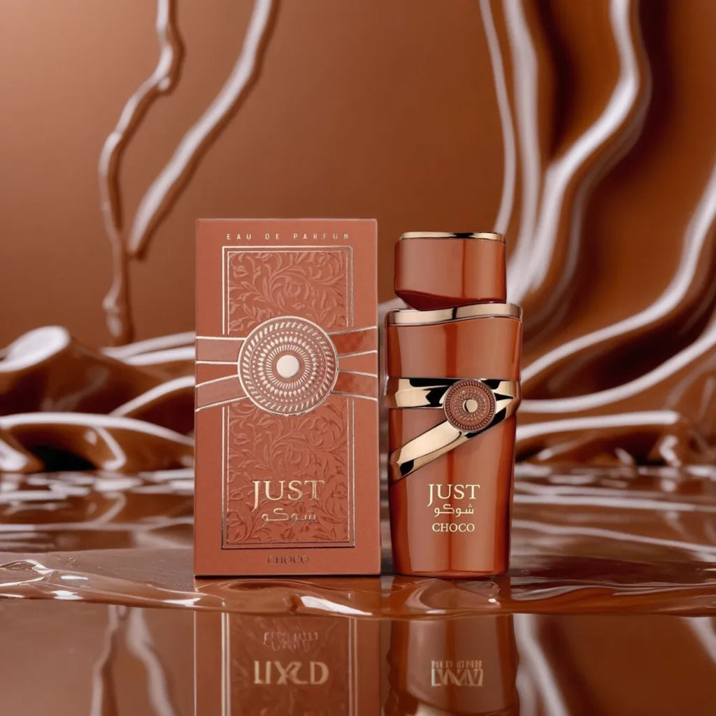 5ml Just Choco 100ml EDP | Fragrance World | Gourmand Fragrance Perfume Sample - Decants - Love That Scent