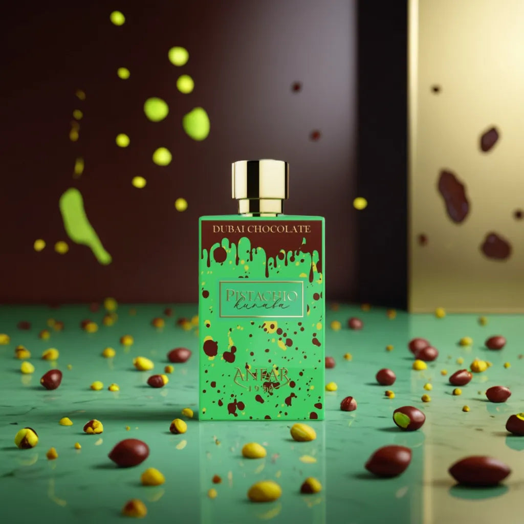 5ml Dubai Chocolate Pistachio Kunafa EDP 80ml | Anfar | Sample/Decant | Pistachio Chocolate Caramel Gourmand Perfume - Fragrance - Love That Scent