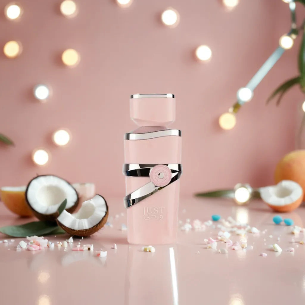 5ml Just Wardi 100ml EDP | Fragrance World | Sample/Decant |Coconut Rose Vanilla Caramel Perfume - Fragrance - Love That Scent