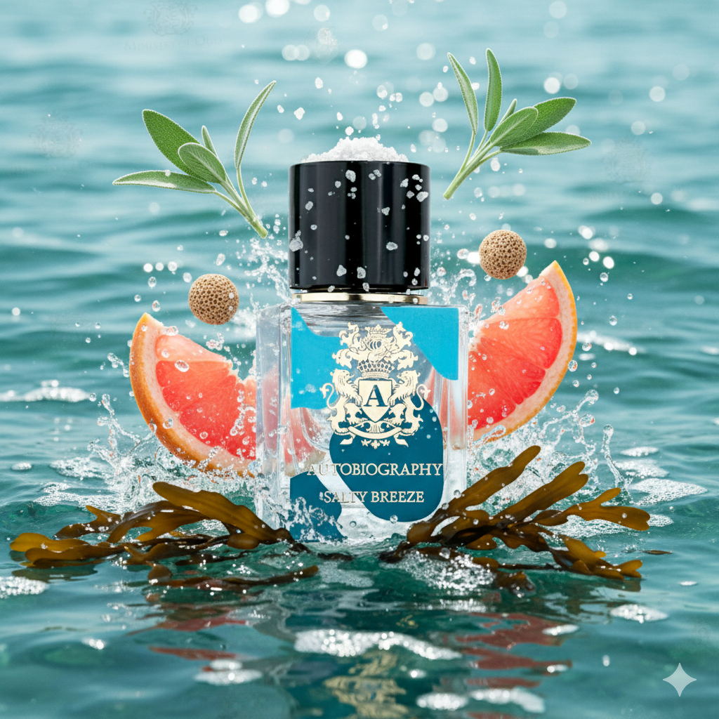 Salty Breeze - Autobiography Paris Corner Eau de Parfum Samples & Travel Size (3ml) - Fresh Aquatic Aromatic Salty Fragrance