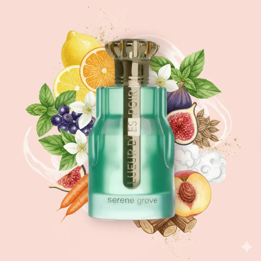 Lueur D'espoir Serene Grove by Paris Corner Samples & Travel Size (3ml, 5ml, 10ml) Fresh Aromatic Fruity Fragrance