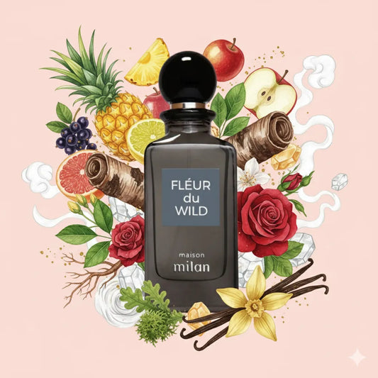 Fleur Du Wild by Maison Milan Samples & Travel Size (3ml, 5ml, 10ml) Fresh Fruity Smoky Fragrance