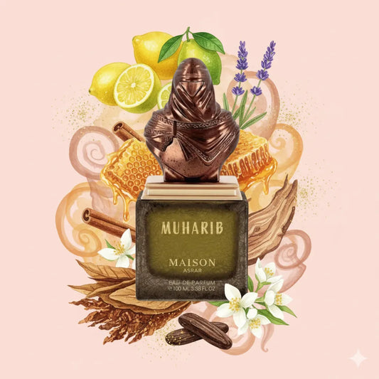 Muharib by Maison Asrar Samples & Travel Size (3ml, 5ml, 10ml) Sweet Tobacco Honey Fragrance