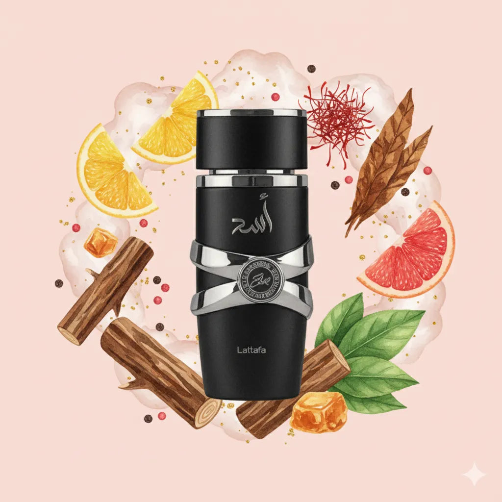 Asad Elixir 2025 by Lattafa Samples & Travel Size (3ml, 5ml, 10ml)