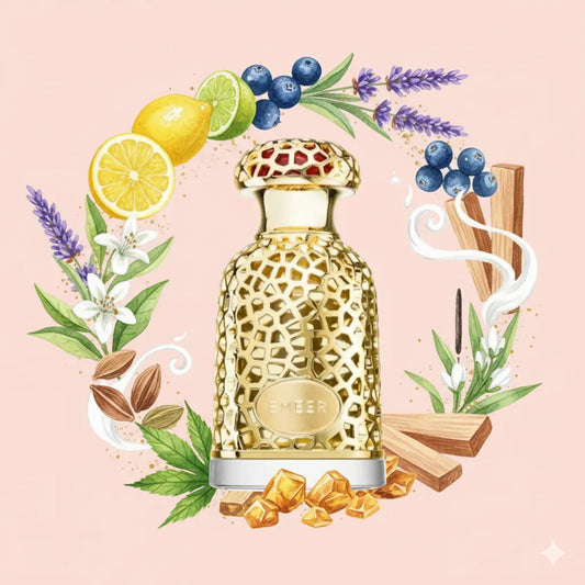 Emeer by Lattafa Samples & Travel Size (3ml, 5ml, 10ml) Fresh Citrus Aromatic Fragrance