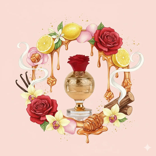 Lahdath by Lattafa Samples & Travel Size (3ml, 5ml, 10ml) Sweet Rose Gourmand Fragrance