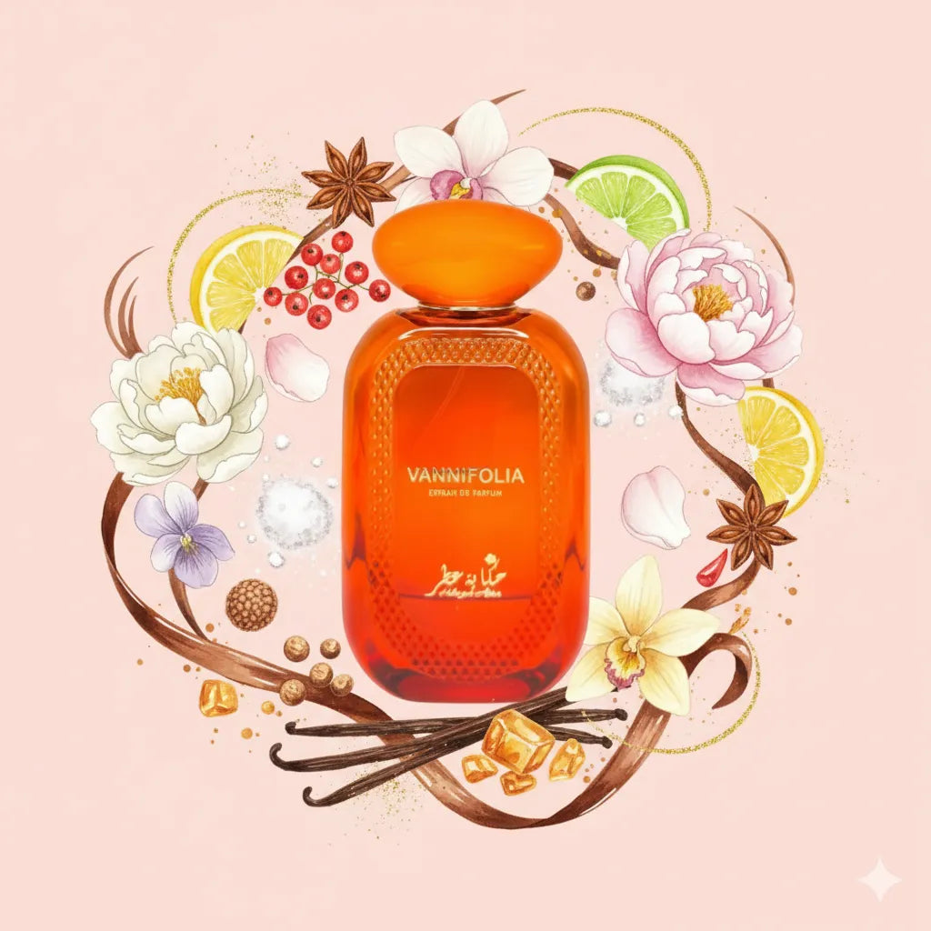 Vannifolia by Hekayat Attar Samples & Travel Size (3ml, 5ml, 10ml) Powdery Vanilla Amber Fragrance