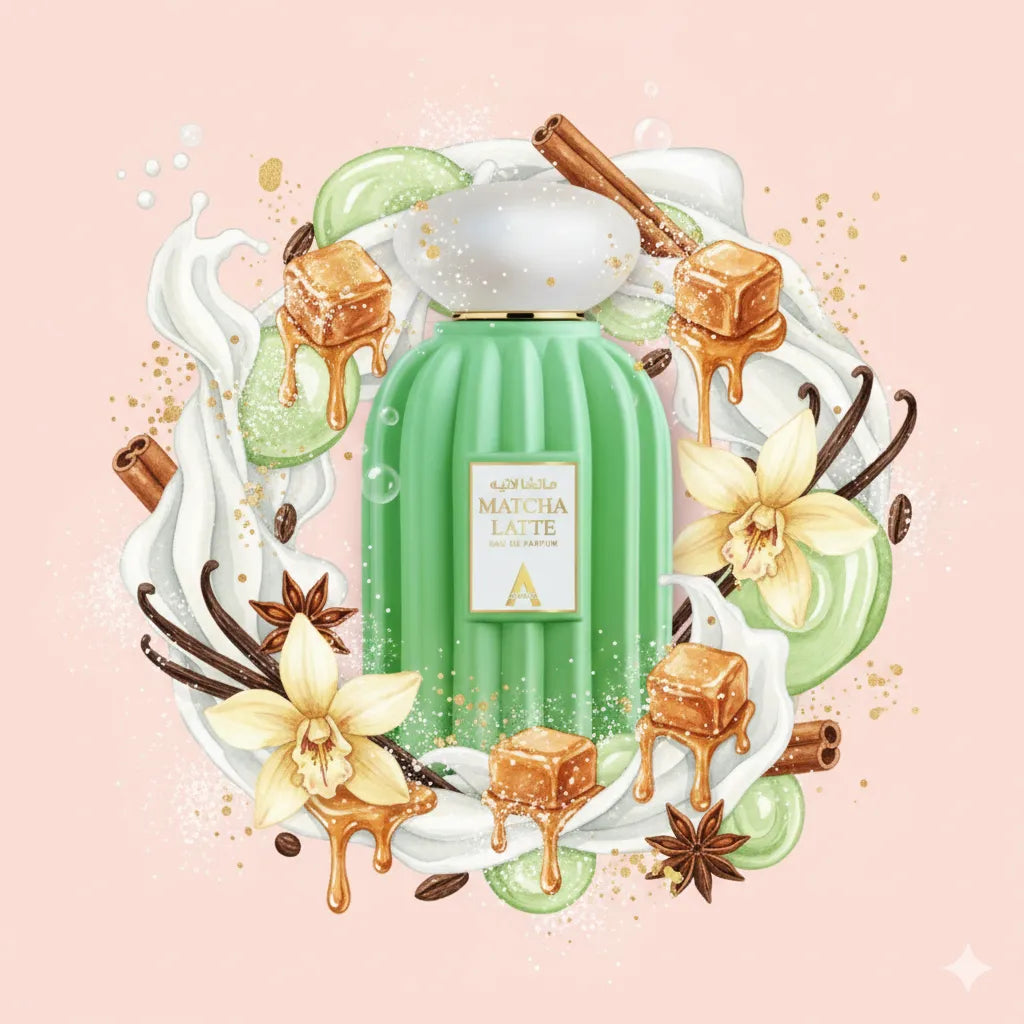 Matcha Latte by Atralia Samples & Travel Size (3ml, 5ml, 10ml) Sweet Creamy Gourmand Fragrance