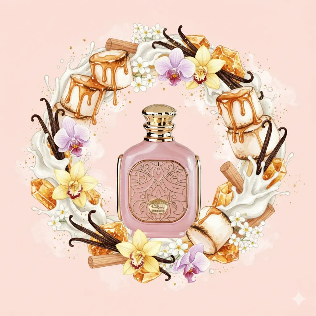 Zukhruf Pink by Zimaya Samples & Travel Size (3ml, 5ml, 10ml) Sweet Creamy Gourmand Fragrance