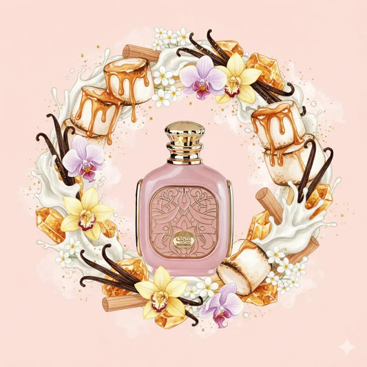 Zukhruf Pink by Zimaya Samples & Travel Size (3ml, 5ml, 10ml) Sweet Creamy Gourmand Fragrance