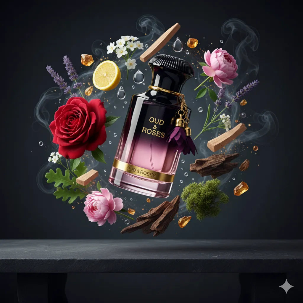 Oud & Roses by Ahmed Al Maghribi Samples & Travel Size (2ml, 3ml, 5ml)