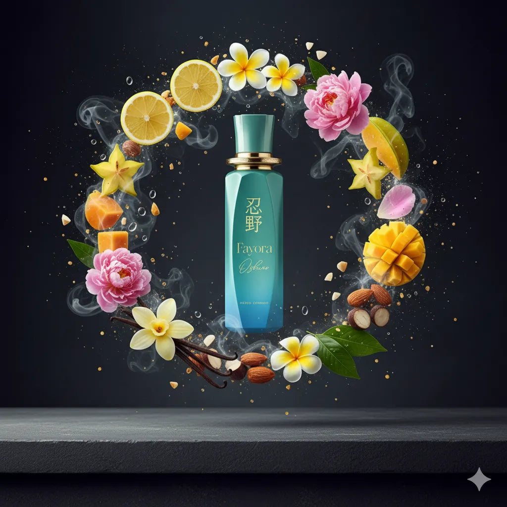 Fayora Oshino by Paris Corner Samples & Travel Size (3ml, 5ml, 10ml) Sweet Floral Fruity Fragrance