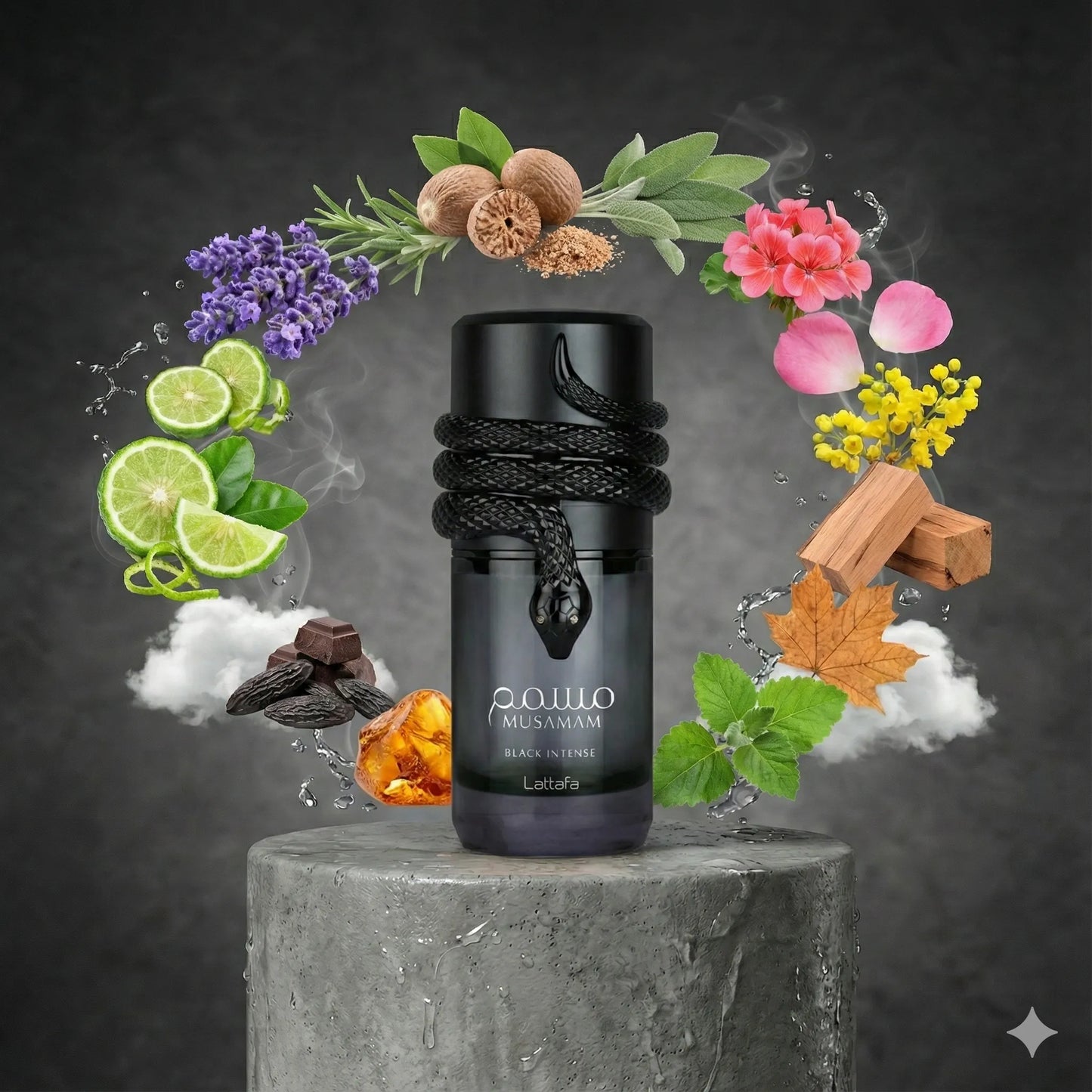 Lattafa Musamam Black Intense EDP Decant Sample - 3ml - Love That Scent