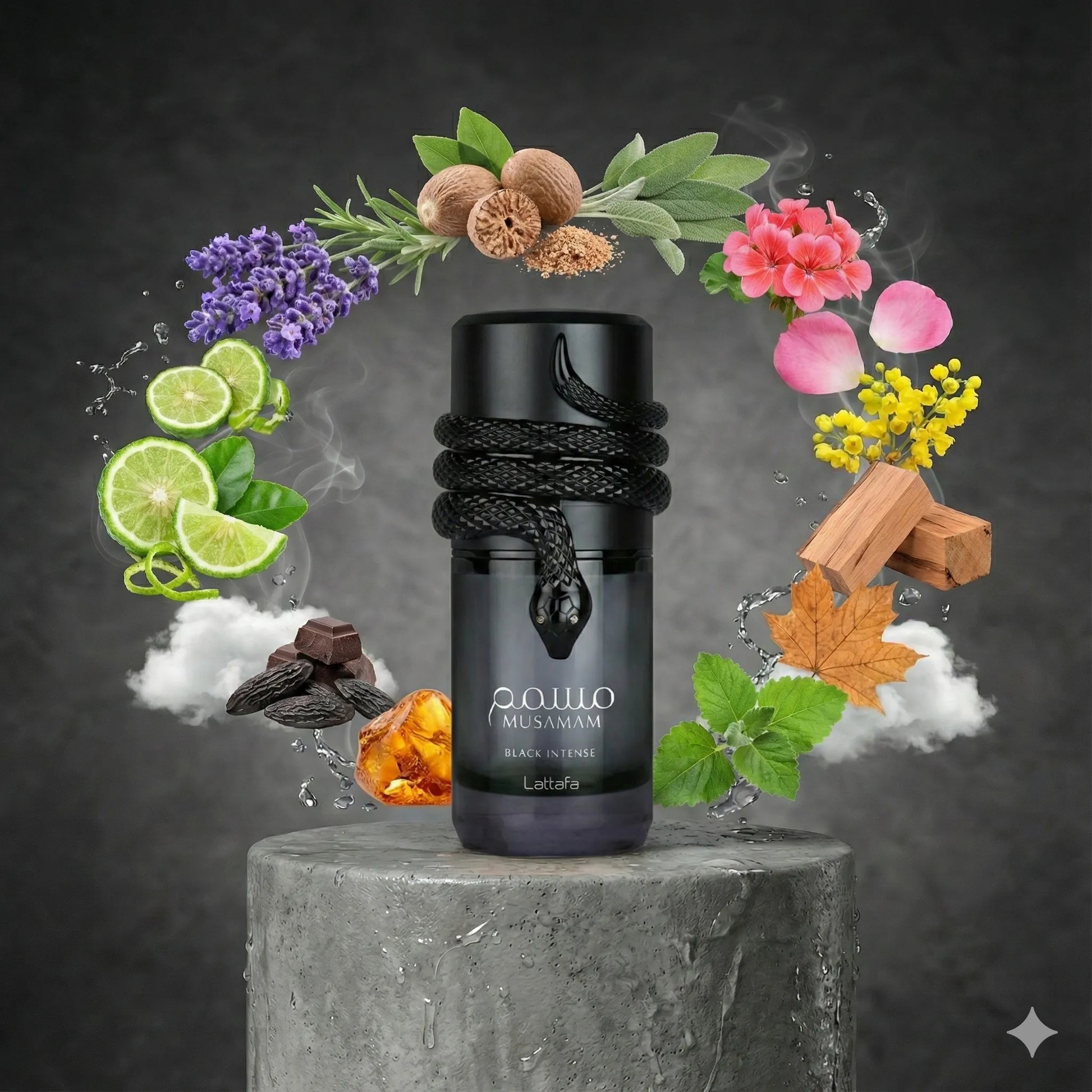 Lattafa Musamam Black Intense EDP Decant Sample - 3ml - Love That Scent