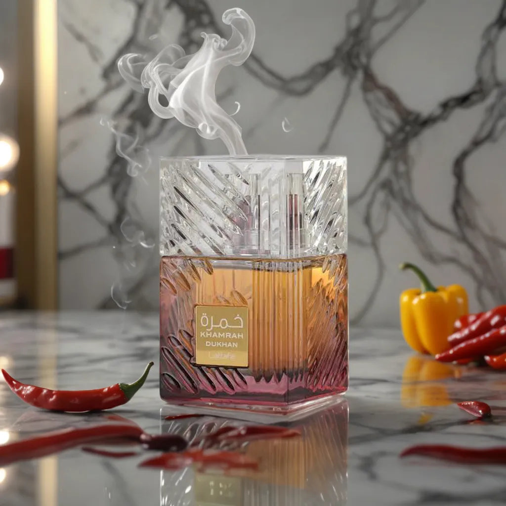 3ml/5ml/10ml Sample/Decant Khamrah Dukhan Lattafa Perfumes | Spicy Incense & Sweet Tobacco Fragrance 