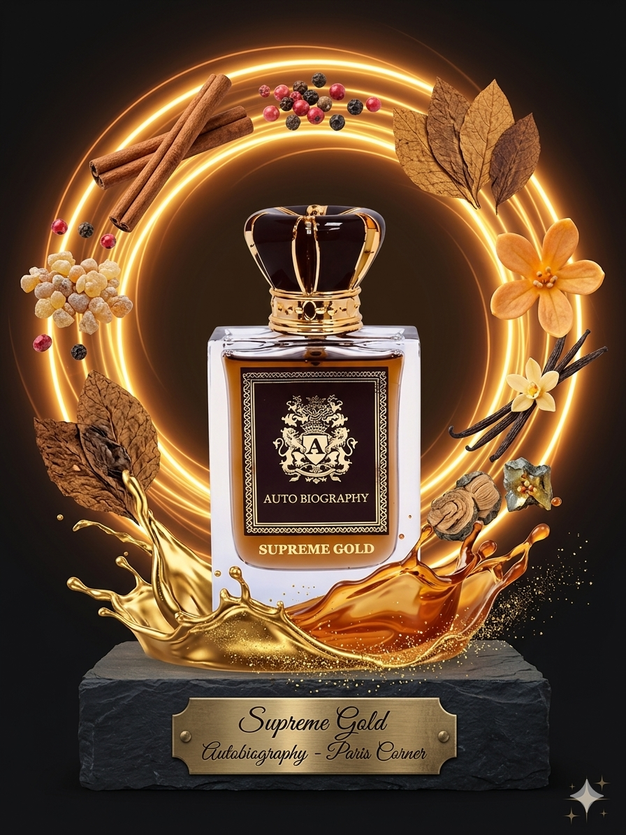 Supreme Gold Autobiography EDP By Emir (Paris Corner) Decant Sample - 3ml, 5ml 