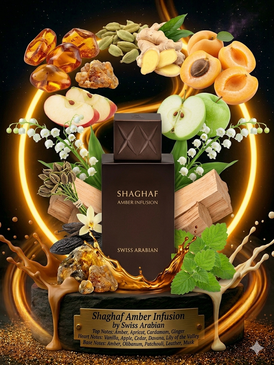 Shaghaf Amber Infusion EDP By Swiss Arabian Decant Sample - 3ml, 5ml 