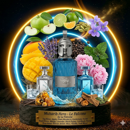 Muharib Hero EDP By Le Falcone Decant Sample - 3ml, 5ml 