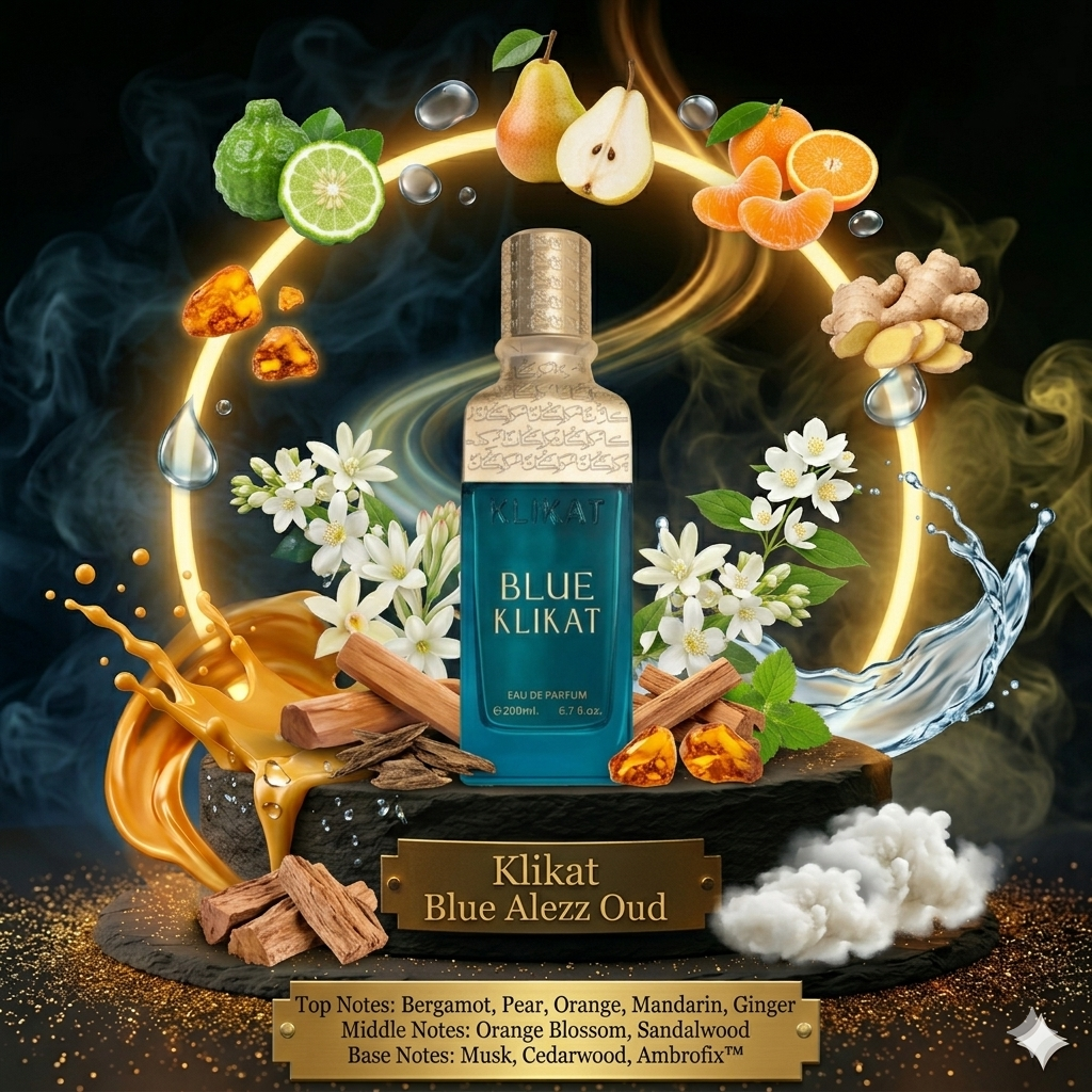 Blue Klikat EDP By Alezz Oud Decant Sample - 3ml, 5ml 