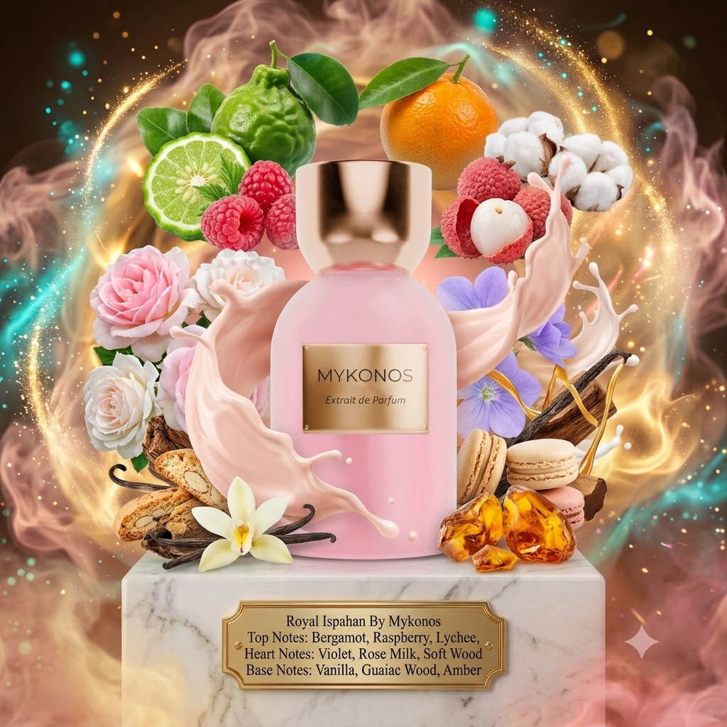 Royal Ispahan EDP By Mykonos Decant Sample - 2ml, 3ml, 5ml 