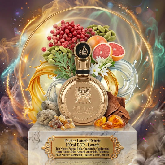 Fakhar Lattafa Extrait | Lattafa | Sample/Decant - EDP | Grapefruit, Cashmeran & Leather 