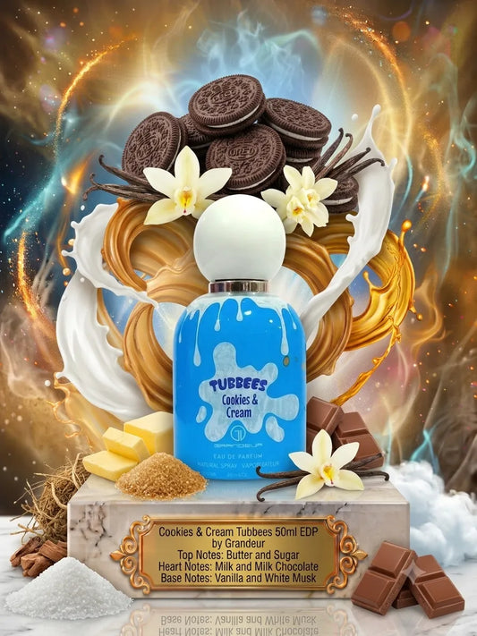 Cookies & Cream Tubbees | Grandeur | Sample/Decant - EDP | Butter, Milk Chocolate & Vanilla 