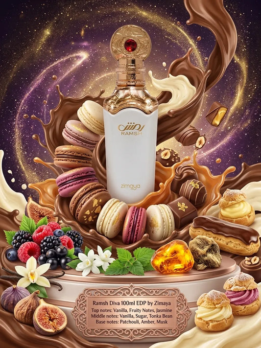 Ramsh Diva | Zimaya | Sample/Decant - EDP | Vanilla, Sweet Sugar & Patchouli 