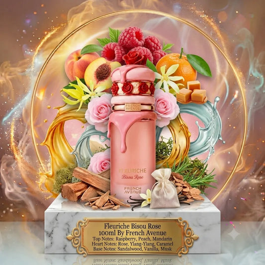 Fleuriche Bisou Rose | French Avenue | Sample/Decant - EDP | Damask Rose, Litchi & Cashmeran 