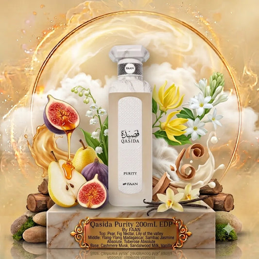 Qasida Purity | FAAN | Sample/Decant - EDP | Fig Nectar, Tuberose & Sandalwood Milk 