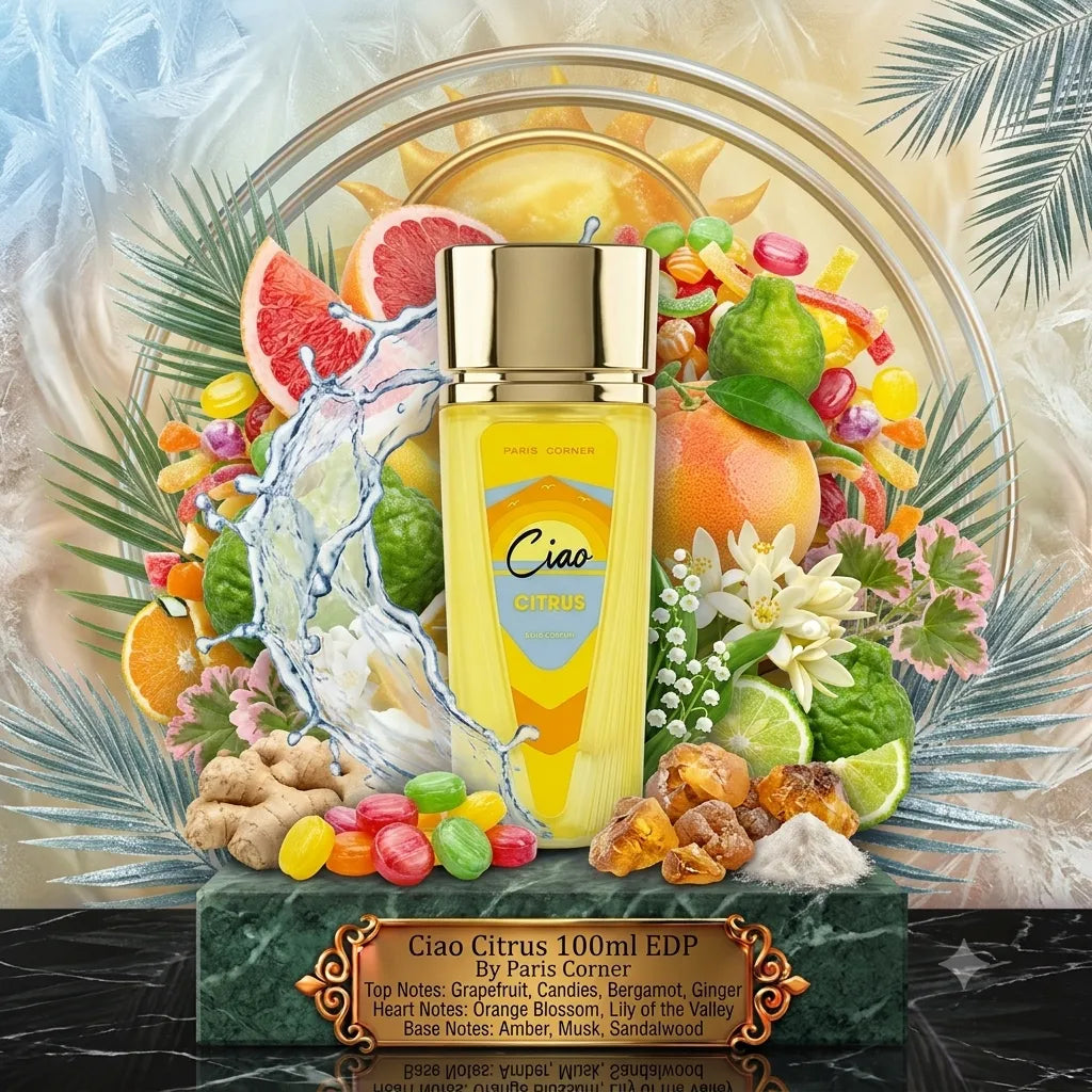 Ciao Citrus | Paris Corner | Sample/Decant - EDP | Sparkling Grapefruit, Ginger Candy & Sandalwood 
