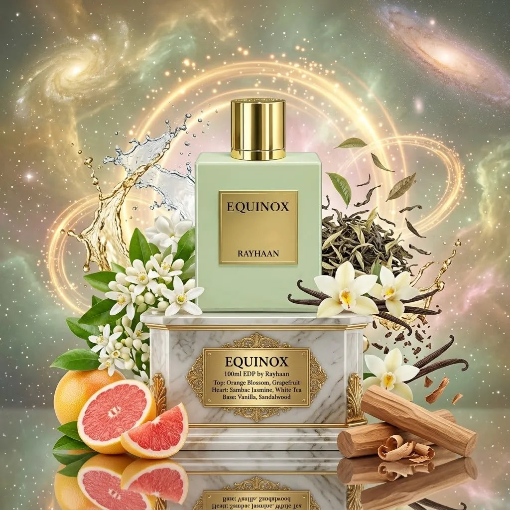 Equinox | Rayhaan | Sample/Decant - EDP | Orange Blossom, White Tea & Creamy Vanilla 