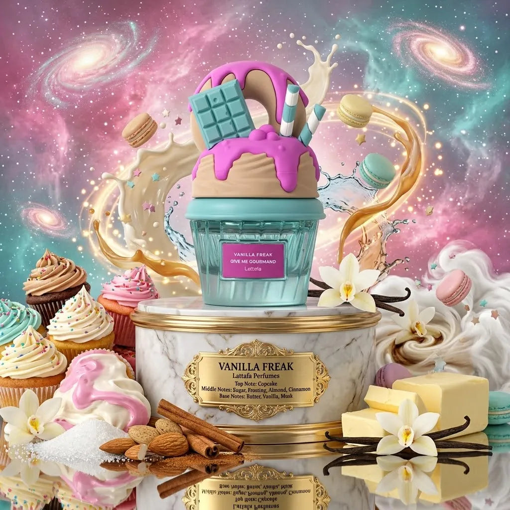 Vanilla Freak | Lattafa | Sample/Decant - EDP | Sweet Cupcake, Sweet Frosting & Rich Butter Vanilla 