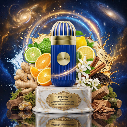 Inception | Mykonos | Sample/Decant - Extrait | Sparkling Citrus, Smoky Black Tea & Lorenox™ 