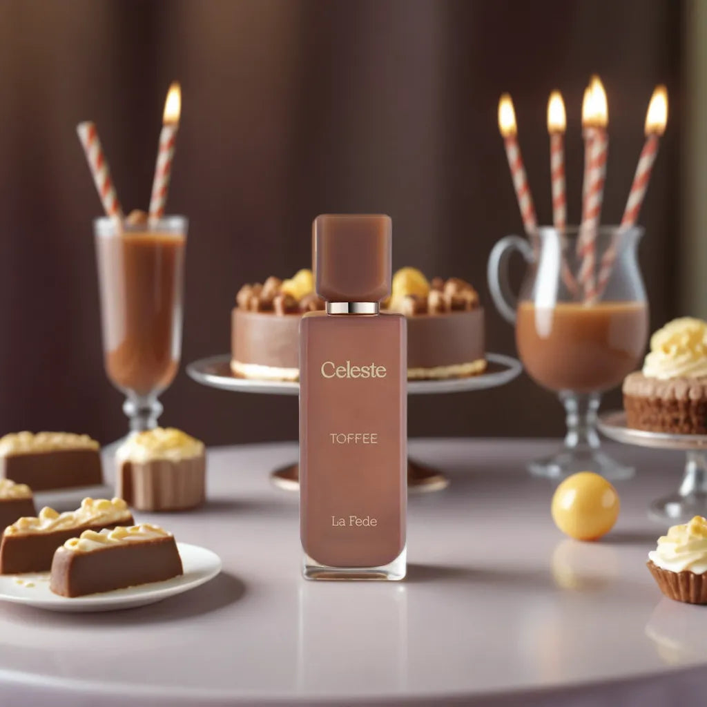5ml Sample/Decant La Fede Celeste Toffee Khadlaj Perfumes | Creamy Caramel Coffee Milk Gourmand - Love That Scent