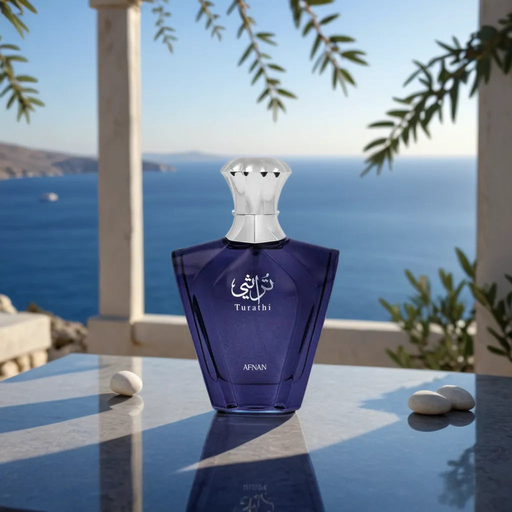 Afnan Turathi Blue - Samples & Travel Size (3ml, 5ml, 10ml) - Aromatic Aquatic Men's Fragrance (Inspired by Bvlgari Tygar) - Love That Scent