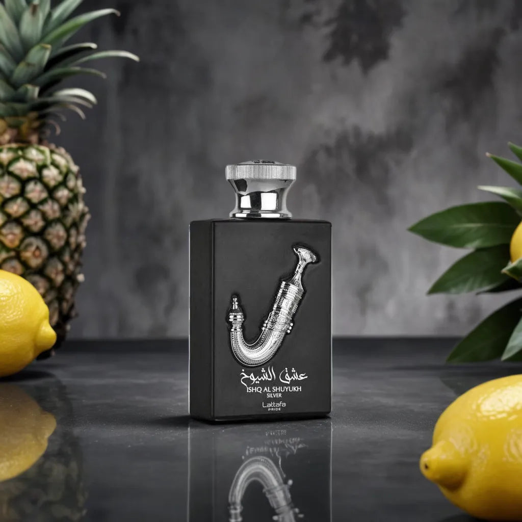 Lattafa Pride Ishq Al Shuyukh Silver - Samples & Travel Size 5ml - Fruity Woody Vanilla Fragrance (Inspired by 1 Million Lucky) 