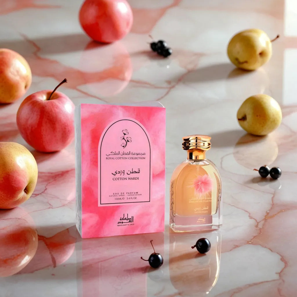 Mamlakat Al Oud Cotton Wardi - Samples & Travel Size (3ml, 5ml, 10ml) - Luminous Floral Fruity Vanilla Musky Fragrance - Love That Scent