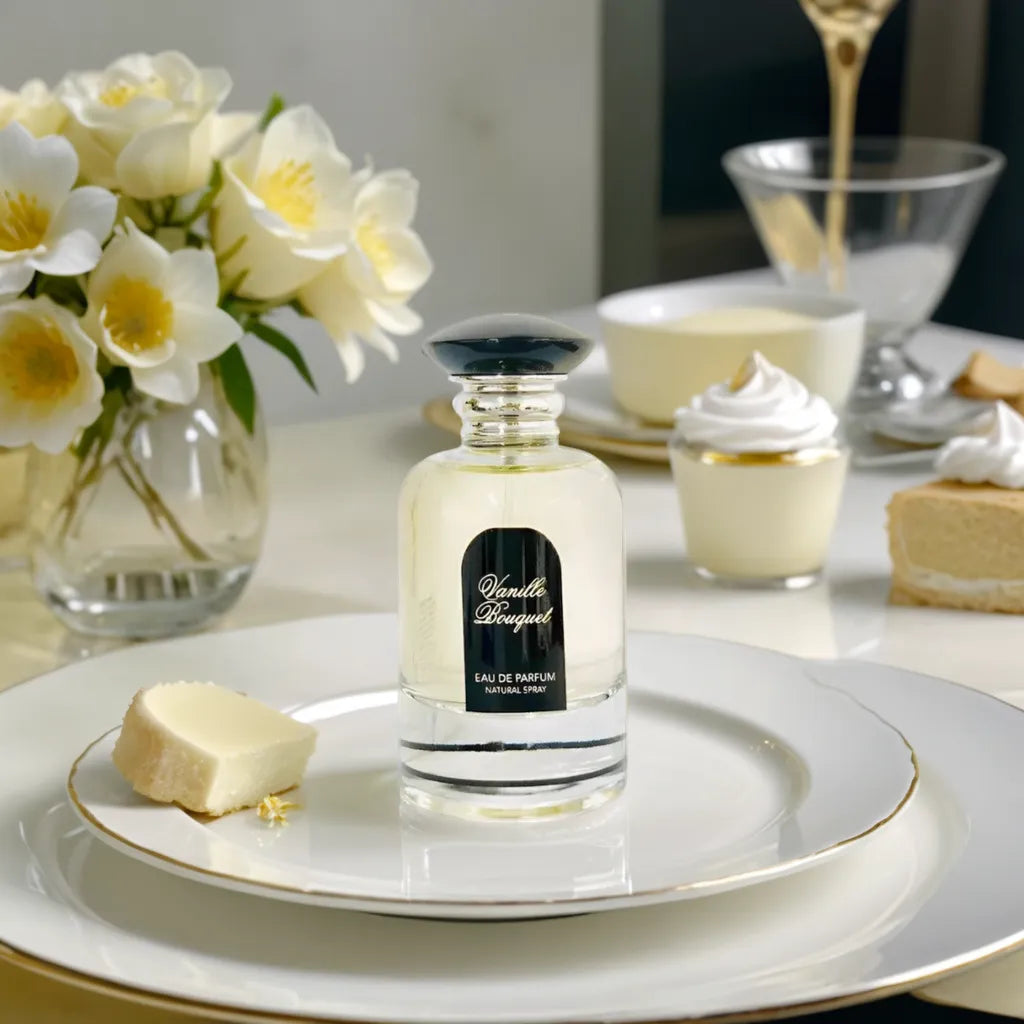 Vanilla Bouquet 100ml EDP by Fragrance World Samples & Travel Size (5ml) Sweet Citrus Vanilla Fragrance - Love That Scent