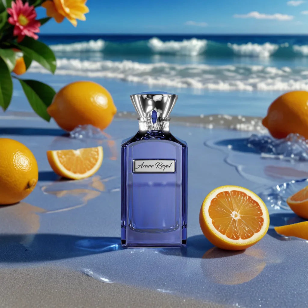 Azure Royal 100ml EDP by Ahmed Al Maghribi Samples & Travel Size (5ml) Sweet Fruity Floral Musk Fragrance - Love That Scent