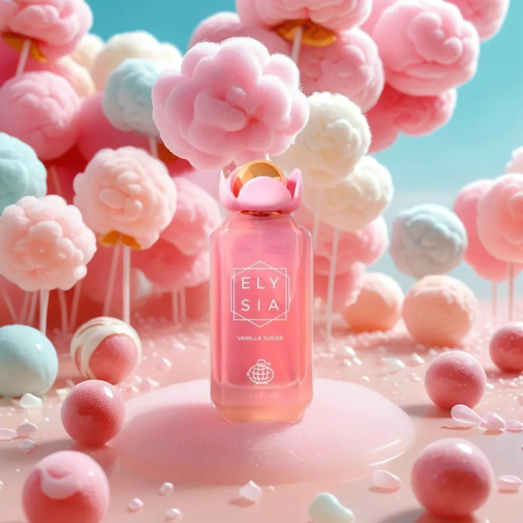 Elysia Vanilla Sugar 100ml EDP by Fragrance World Samples & Travel Size (3ml, 5ml, 10ml) Sweet Gourmand Vanilla Patchouli Fragrance 