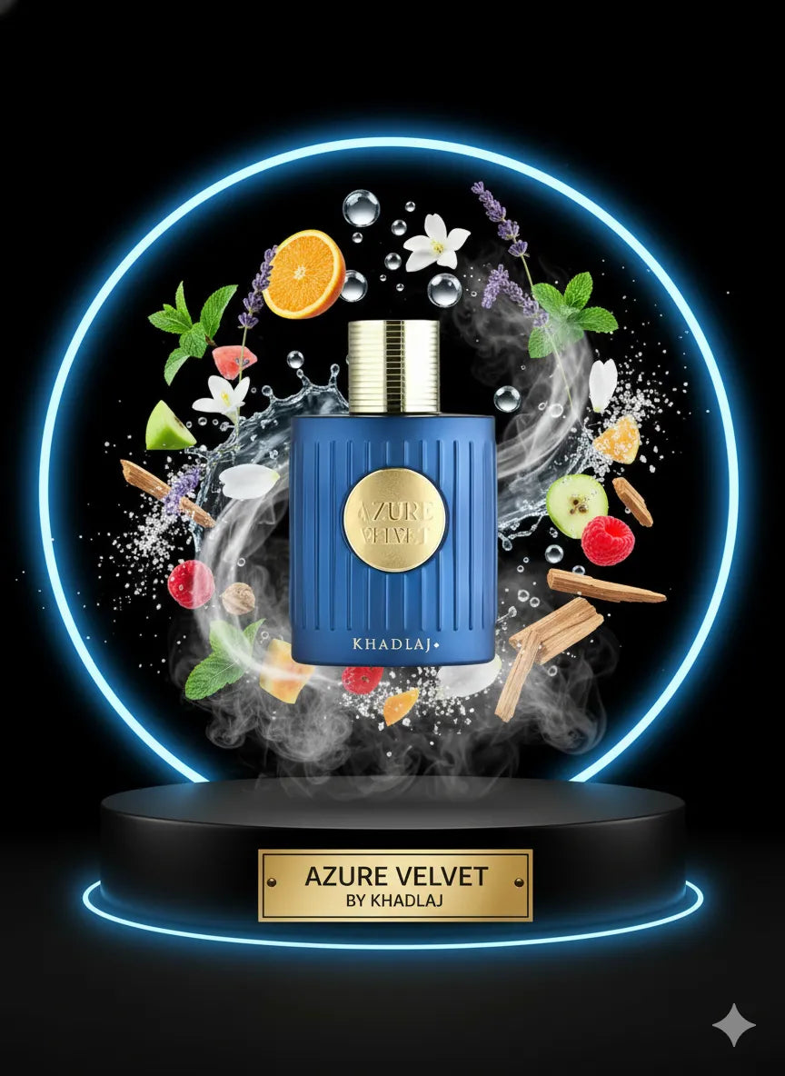 Azure Velvet by KHADLAJ - 5ml Sample/Decant | Bergamot, Lavender & Woody 