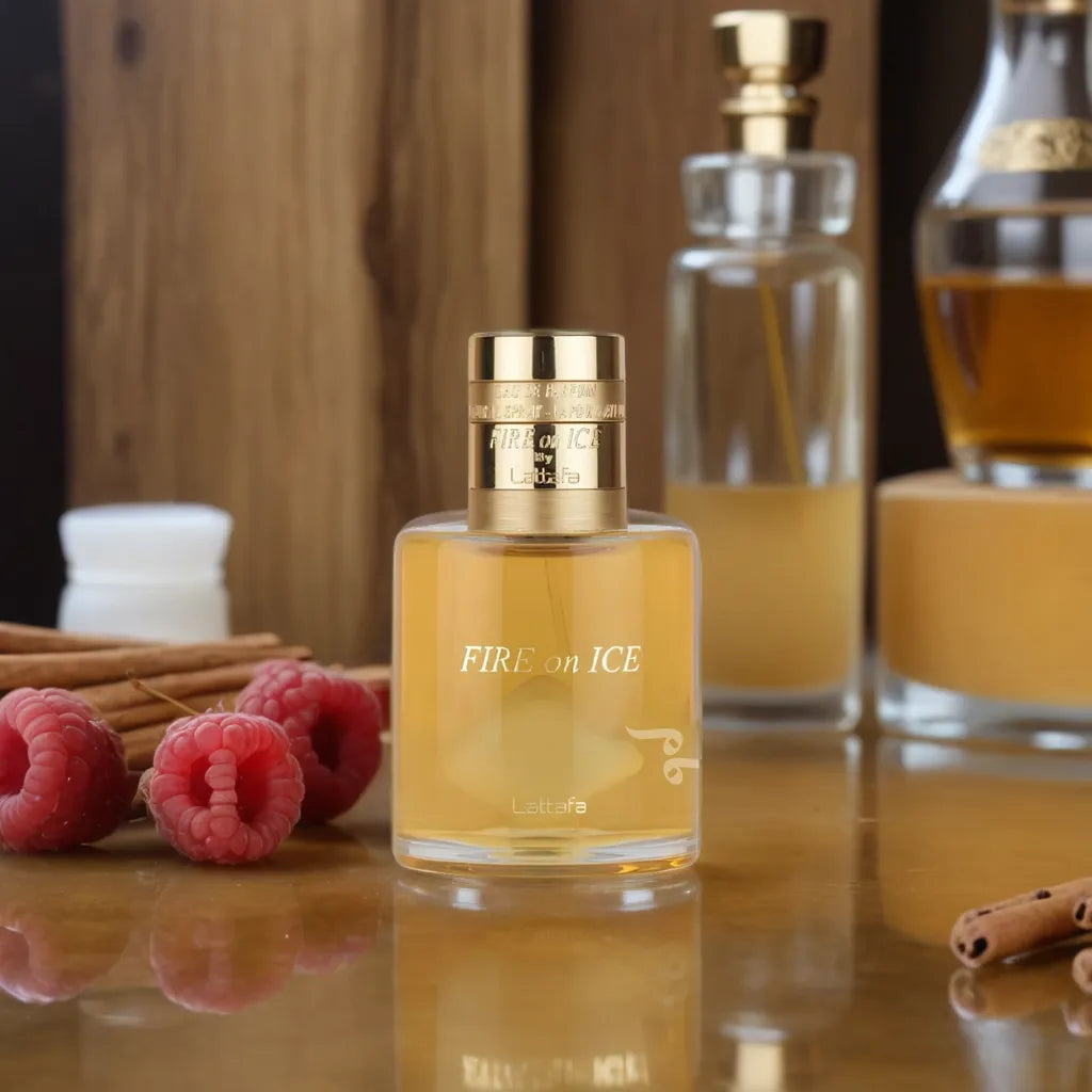 Fire On Ice by LATTAFA - 3ml,5ml, 10ml Sample/Decant | Cognac, Cinnamon, Caramel & Oak